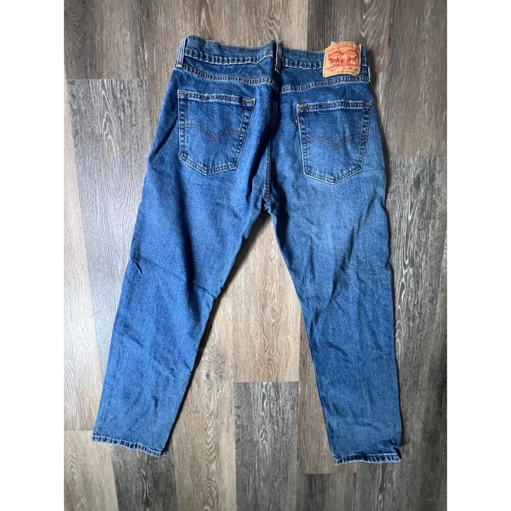 Levi's 505 Regular Fit Jeans Mens 34x32 Blue Denim Straight Leg Pants